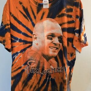 Vintage Y2K Brian URLACHER Tye-Die T-Shirt Pristine!!